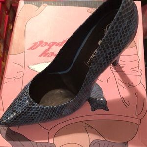 Blue Snakeskin Jeffrey Campbell